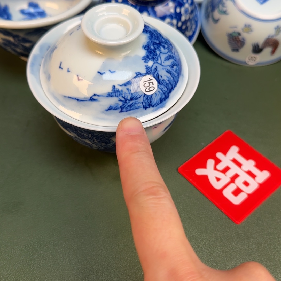 彦祖纯手工手绘茶具159