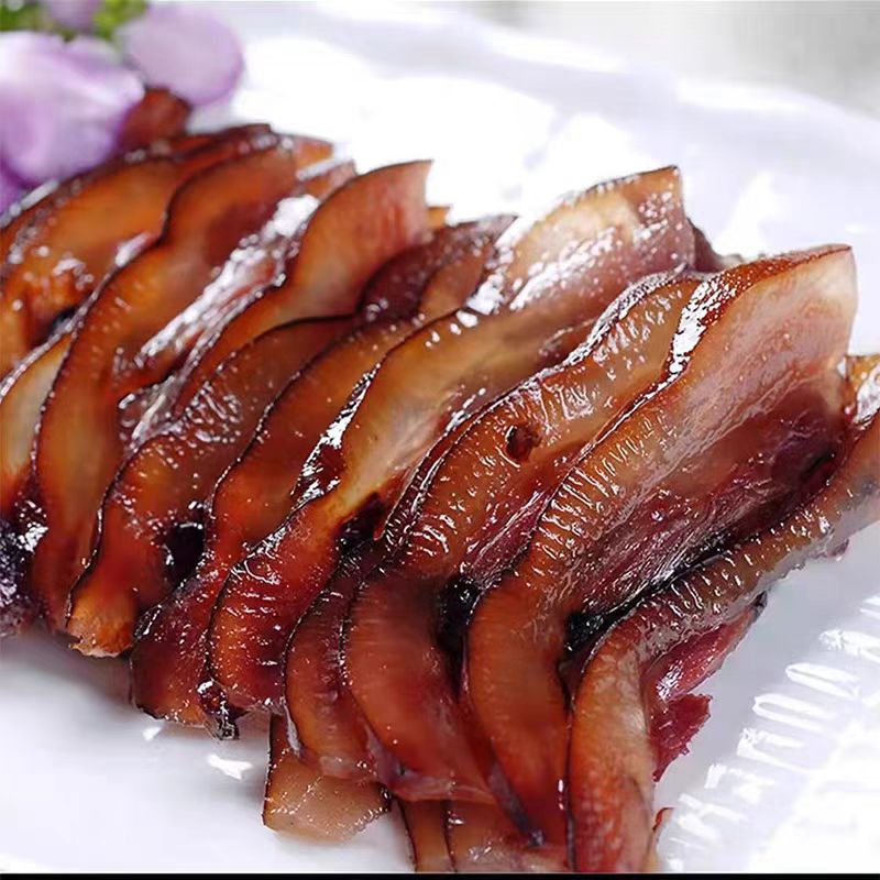 四川正宗隆大娘农家美食土猪川味烟熏头皮腊肉烟熏腊肉汉巴味德