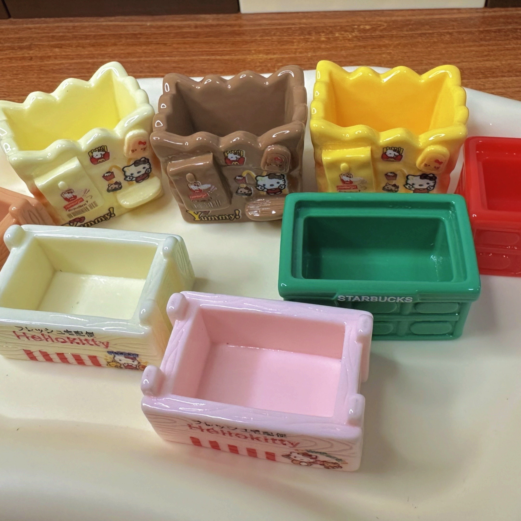 【餐具绿色迷你配件款】【珠子】创意手工DIY微缩食玩盘子框子