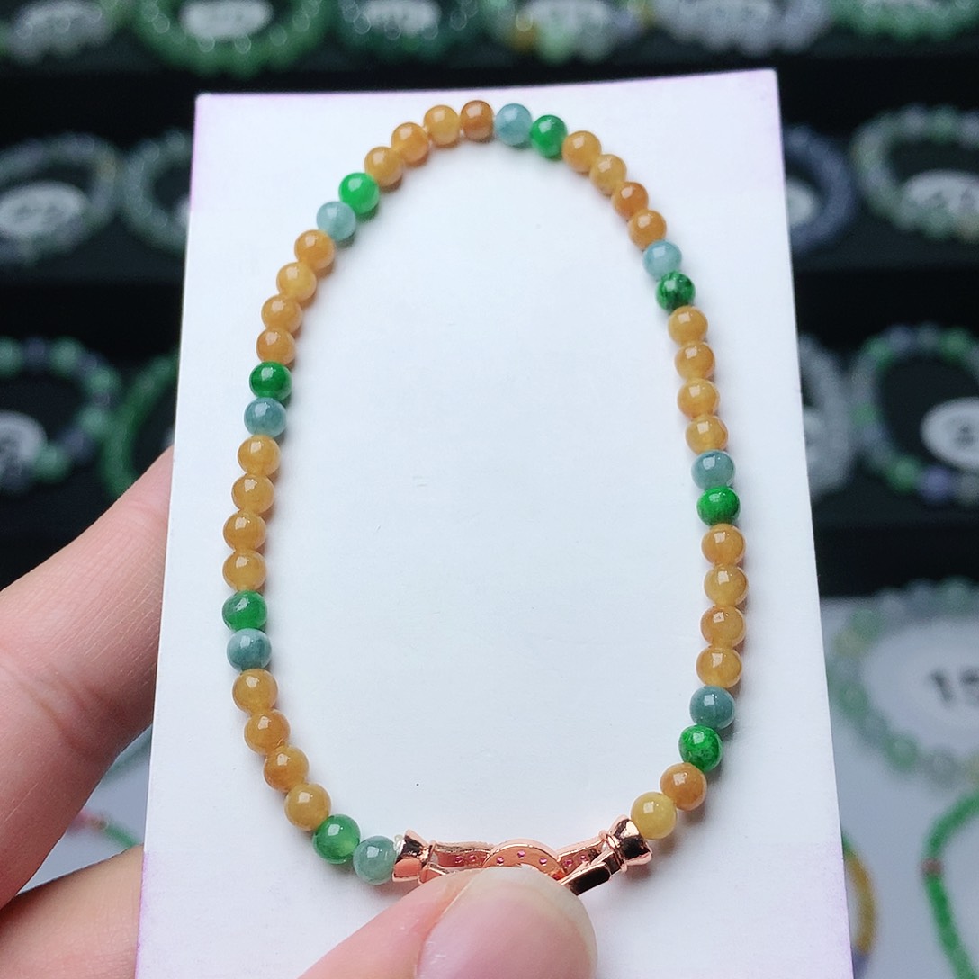 翡翠手链未镶嵌翡翠