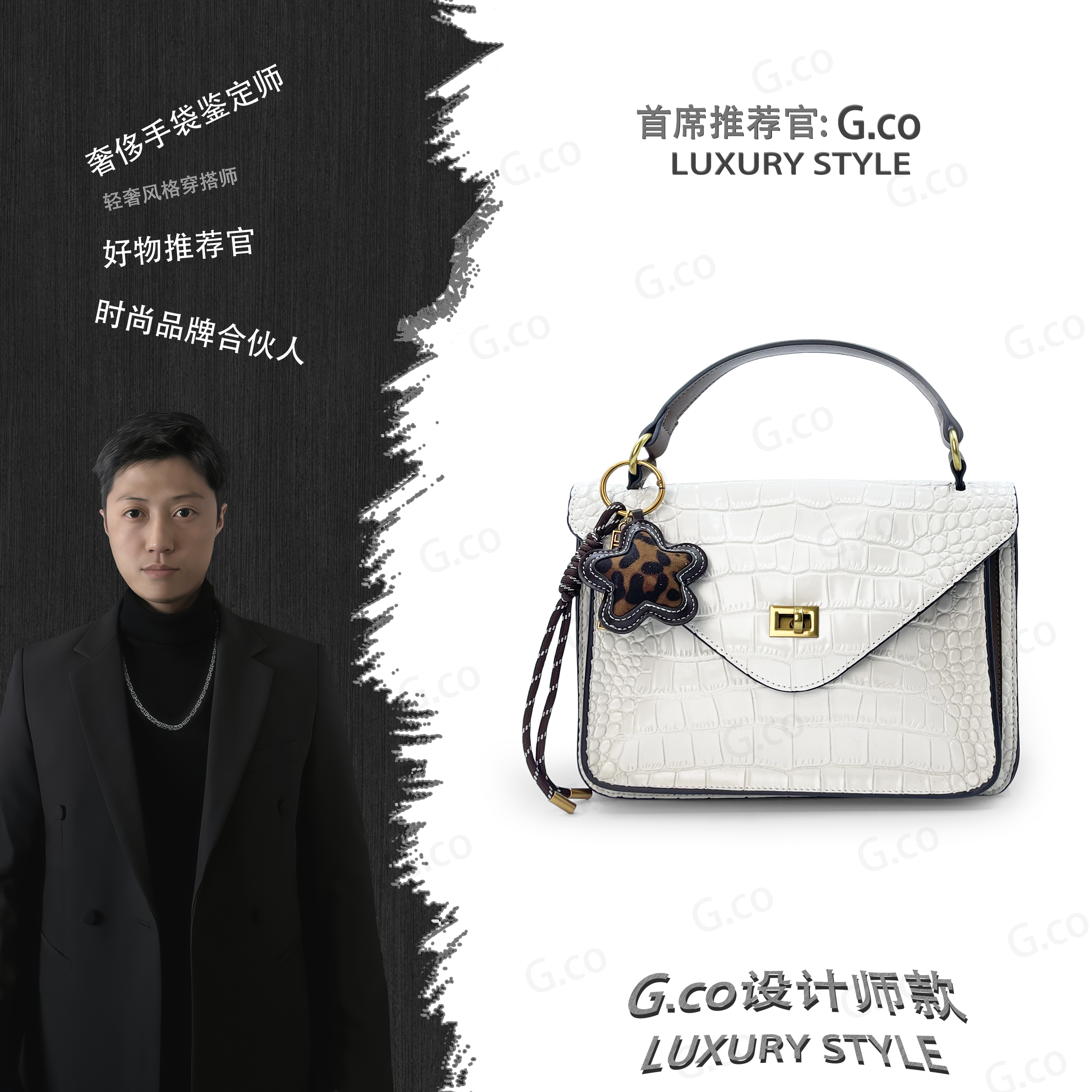 【G.co荐选】/轻奢时尚百搭女包手提包单肩包S109