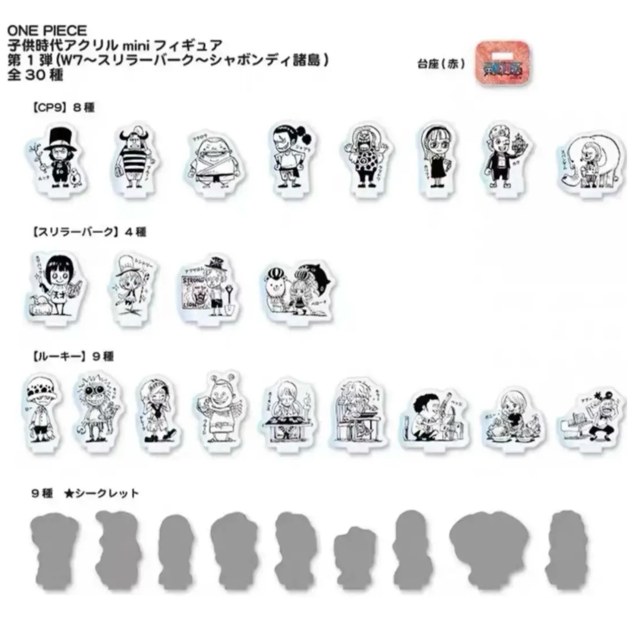 海贼王mini小立牌子供幼年第1234弹动漫周边潮玩盲盒六天天拆卡