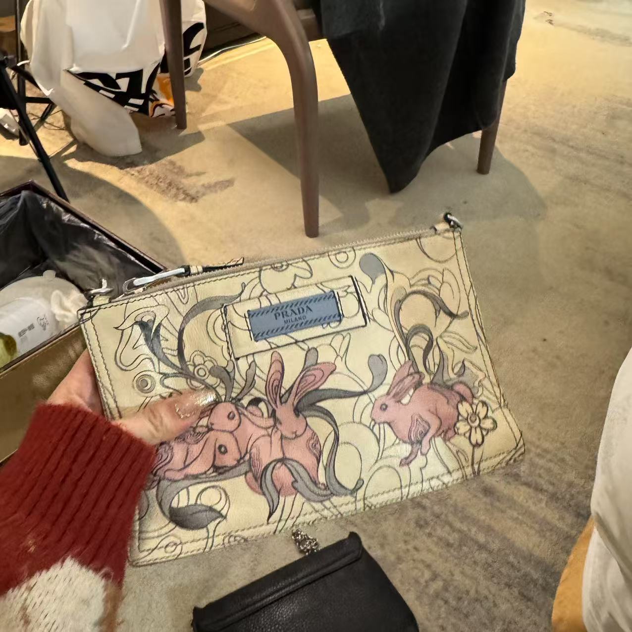 95新 Prada/普拉达 伦老板/95新/普拉达兔子