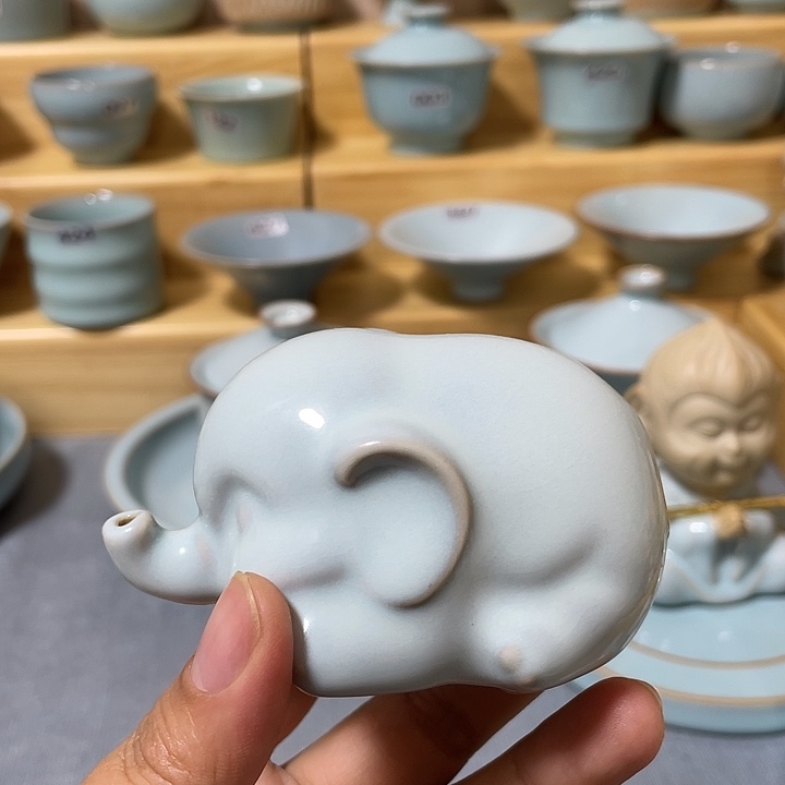 陶瓷杯子微瑕平安象