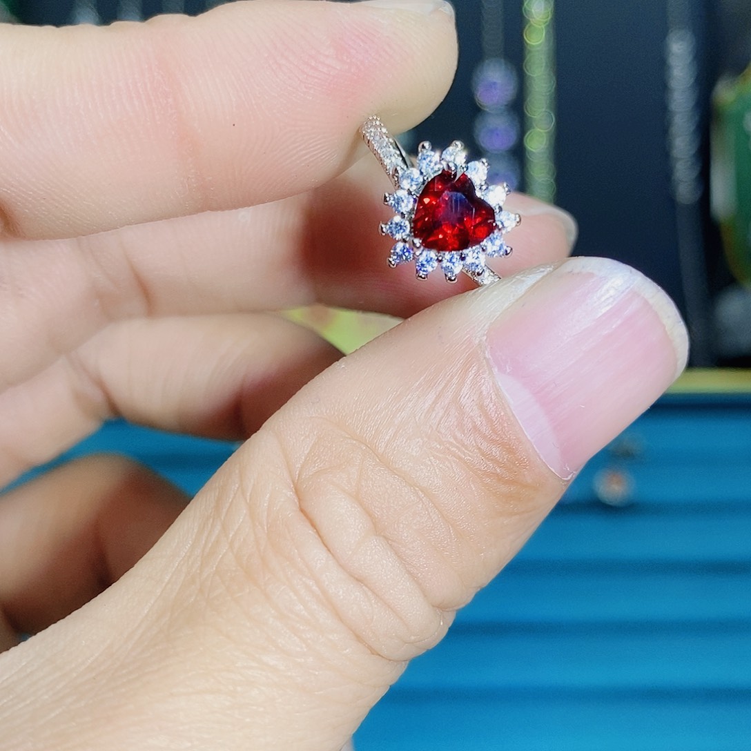 紫晶珠宝半成品银S925镶嵌