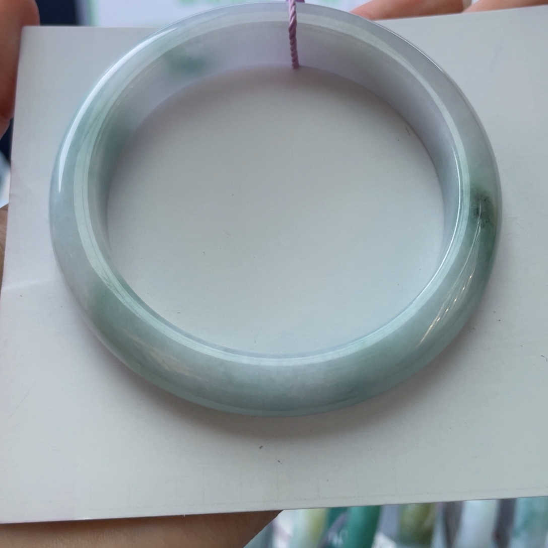 幸***满翡翠未镶嵌手镯58