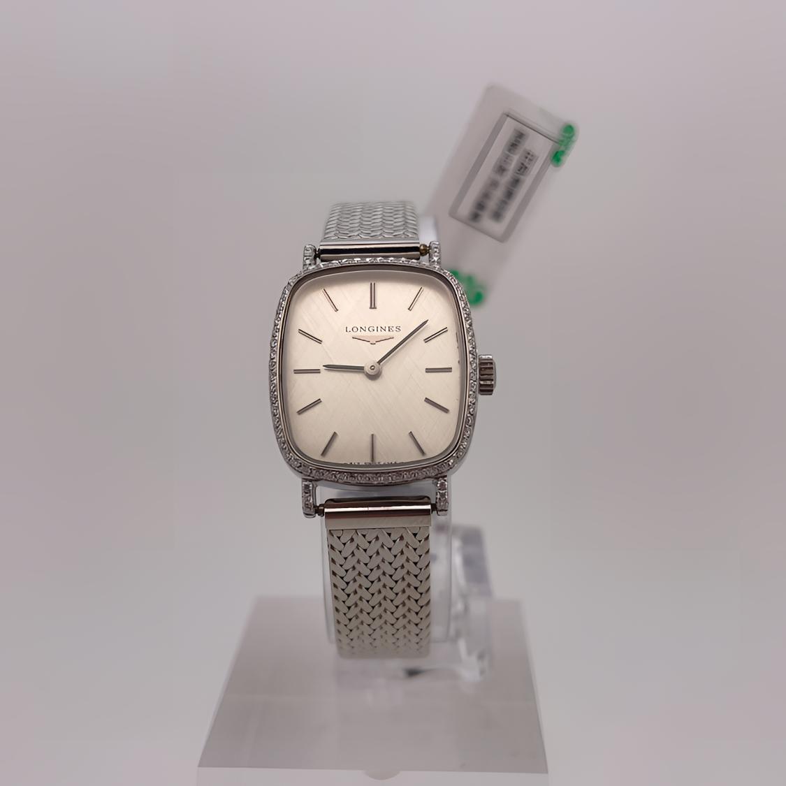 95新 Longines/浪琴  手动机械后钻19.5*22mm/公价32999/w13281