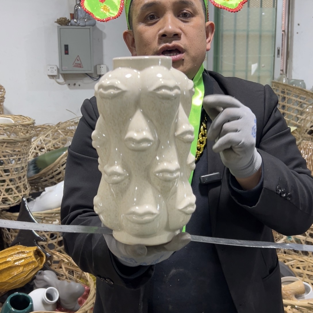 摆件50 号高中低温陶瓷工艺瓶（部分微瑕）