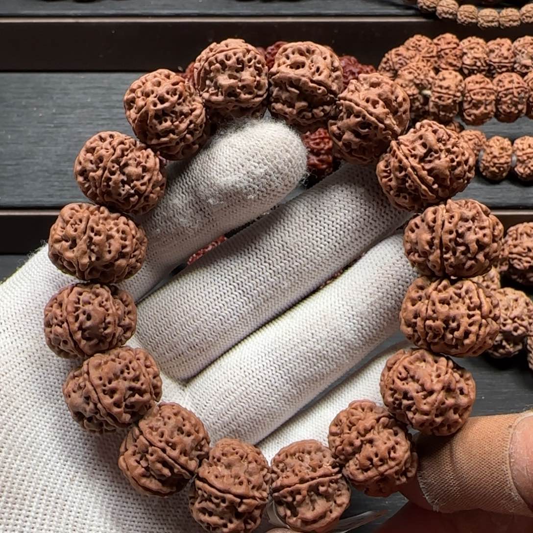 金刚菩提吊坠20mm雪花扇面