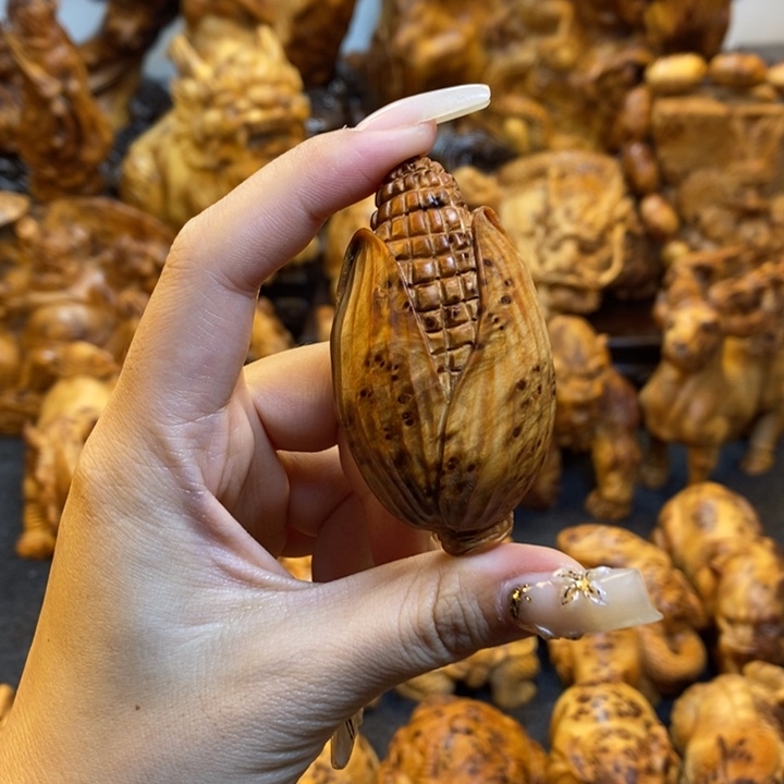 柏木玉米手把件手把件