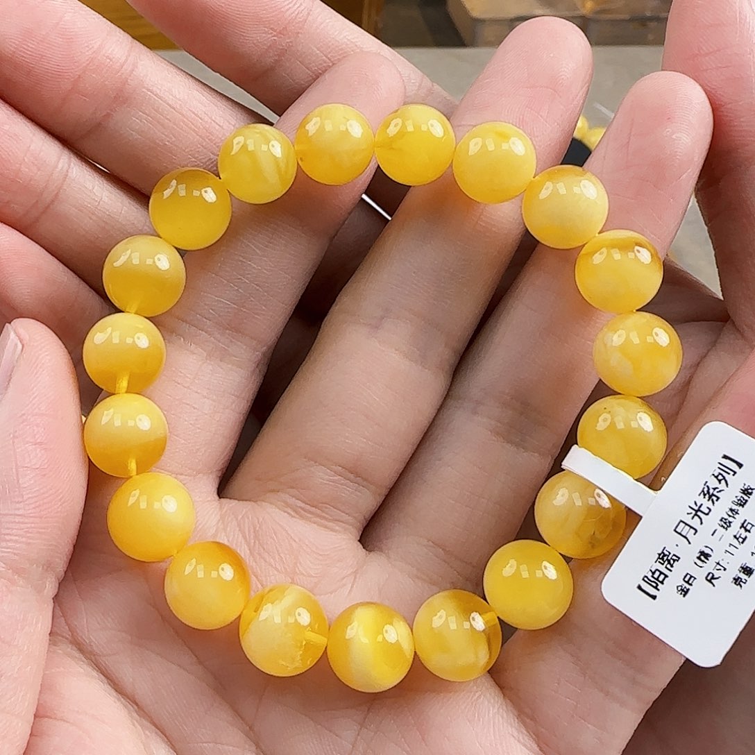 琥珀裸石未镶嵌蜜蜡