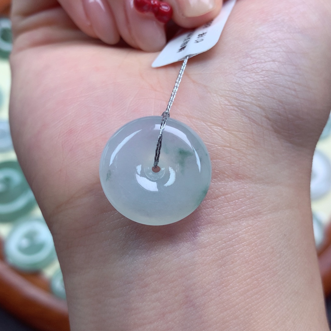 翡翠未镶嵌颈饰吊坠19.4/6mm