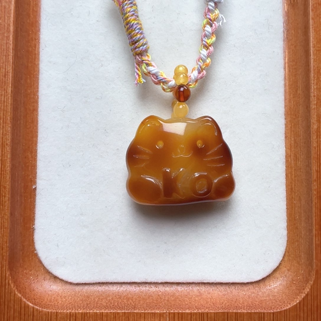 琥珀吊坠(不含链)未镶嵌