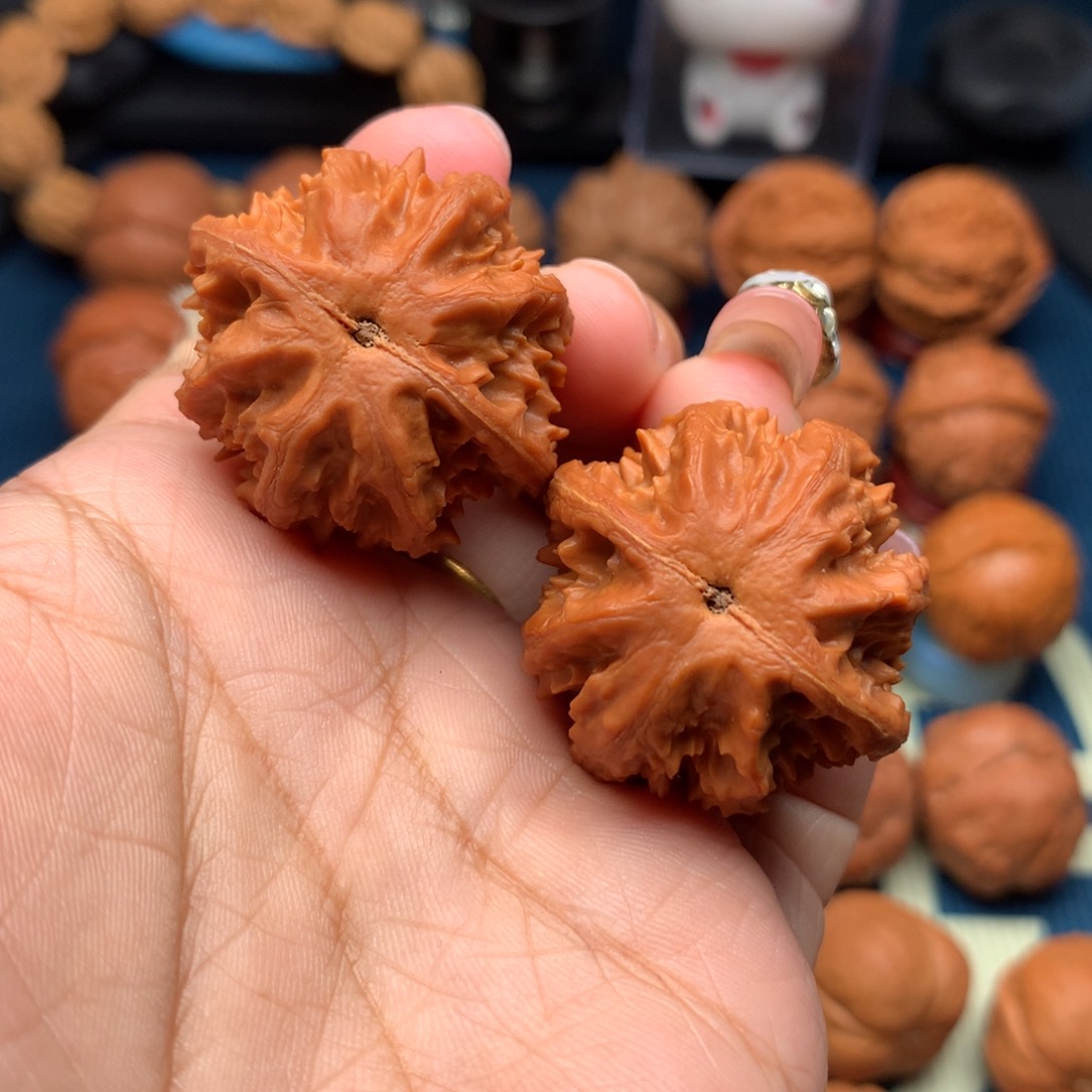 文玩核桃把件敬***杯核桃