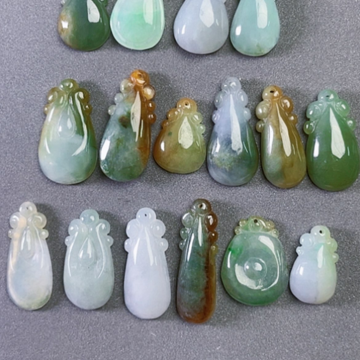 【闪购商品】翡翠吊坠(不含链)未镶嵌等*天然翡翠吊坠