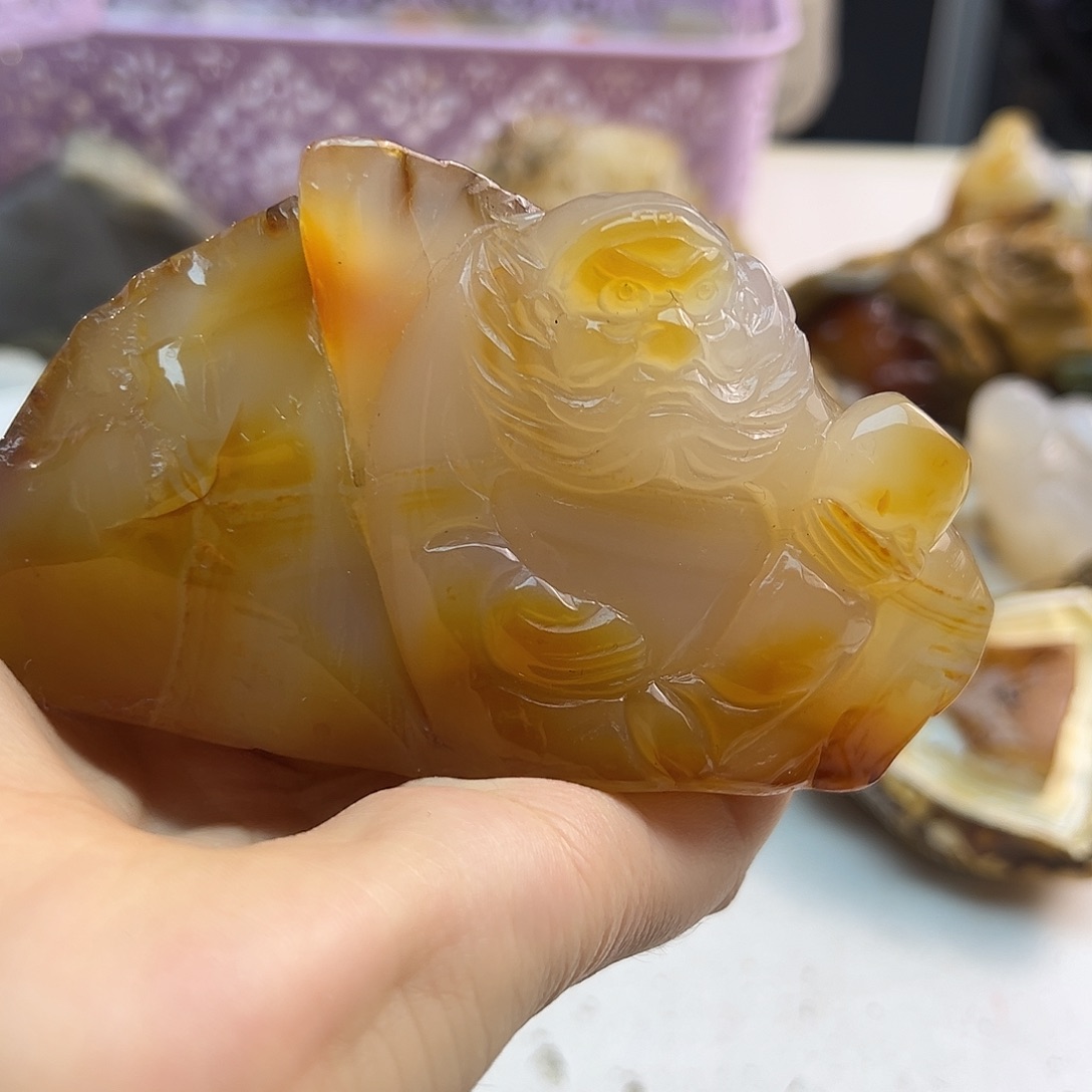 玛瑙/玉髓未镶嵌颈饰