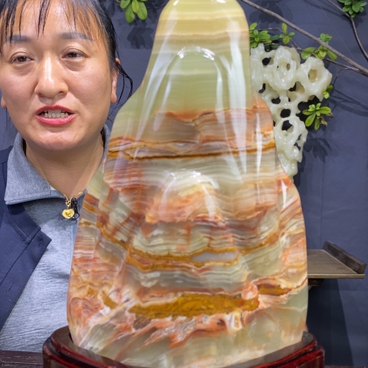 石材精品古青石摆件