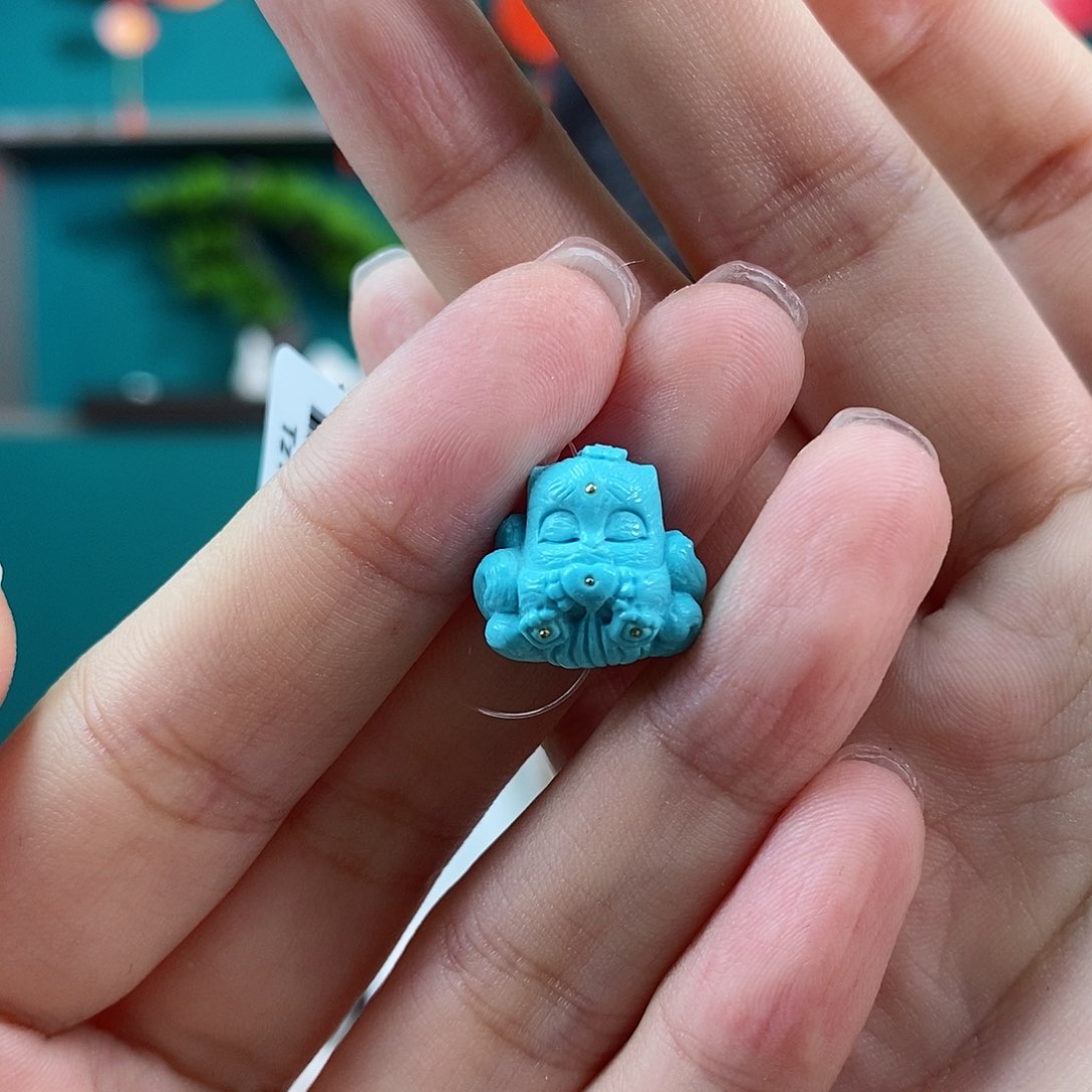 绿松石珠宝奇石未镶嵌