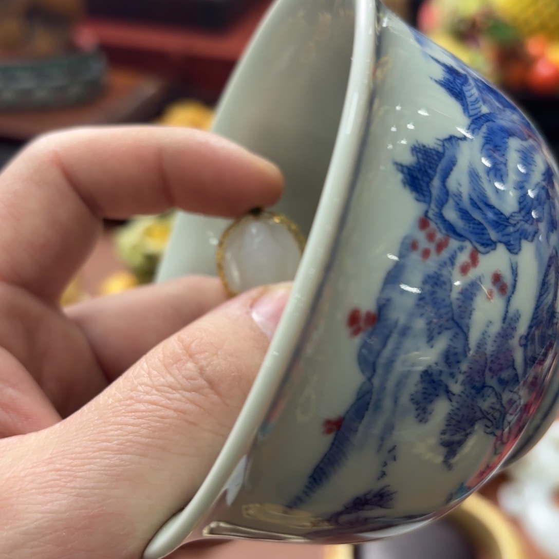 申***重瓷片雕刻精美绝了