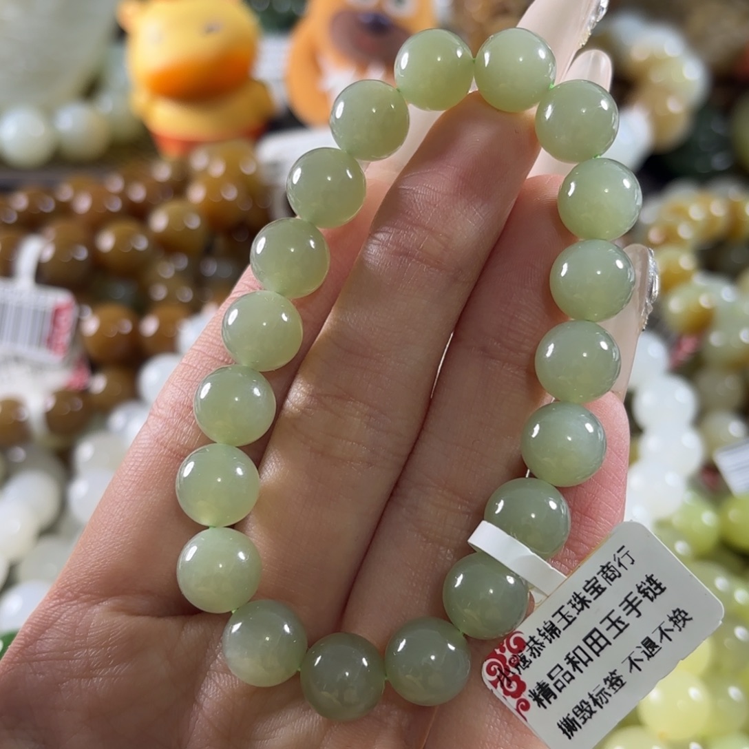 和田玉未镶嵌手链405