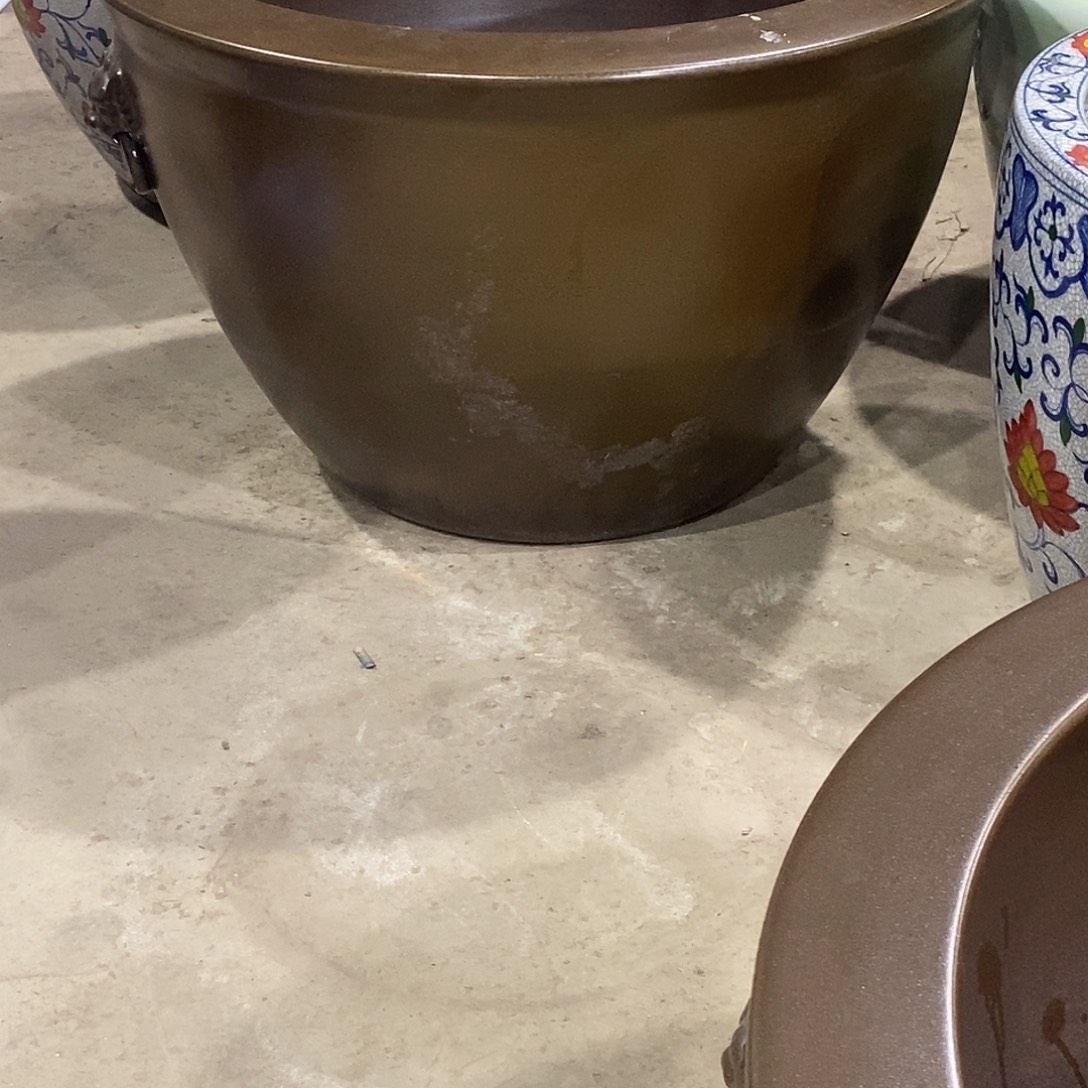 摆件景德镇陶瓷鱼缸艺术