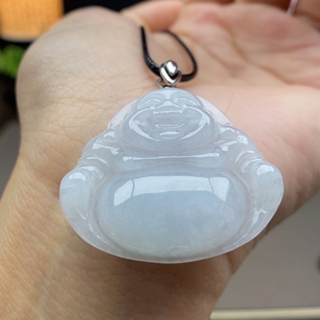 翡翠银S925镶嵌颈饰吊坠1