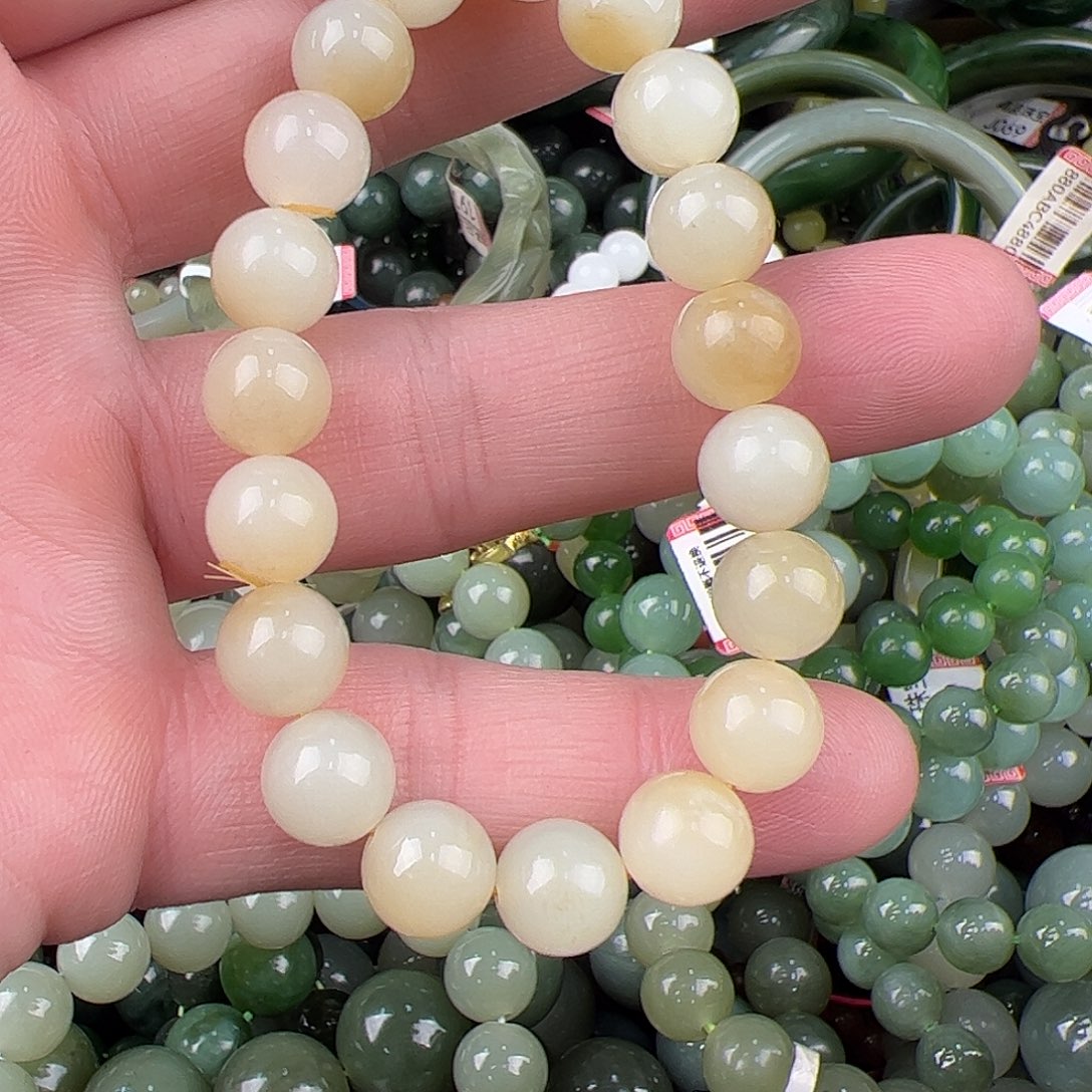 未镶嵌和田玉手链