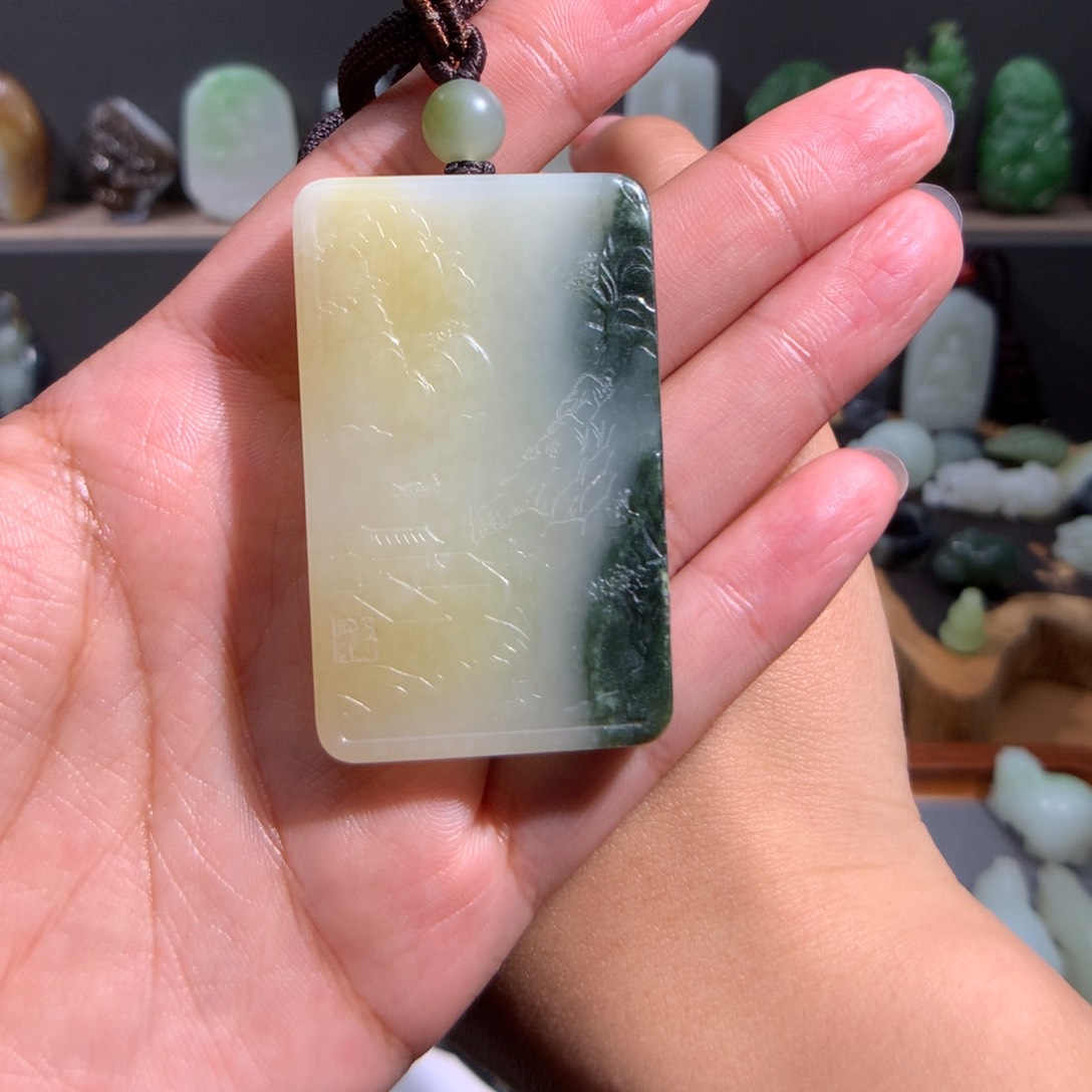 和田玉颈饰未镶嵌李**Ⅶ