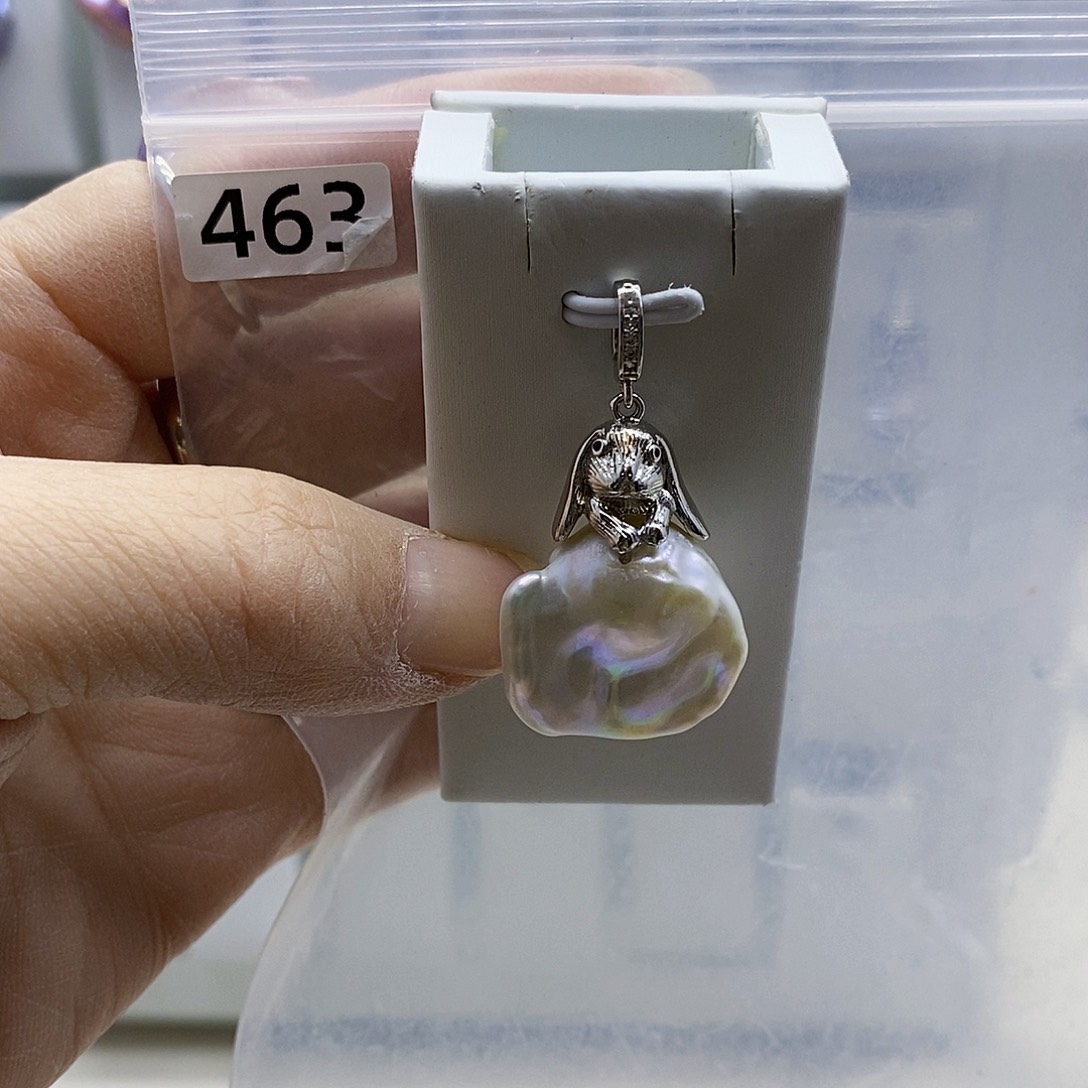 颈饰合金淡水珍珠