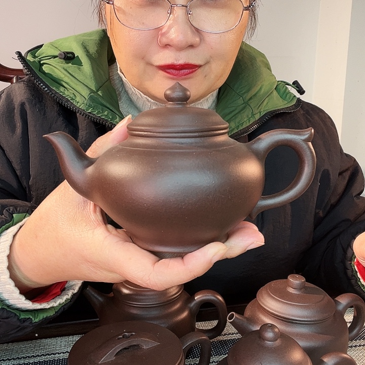 紫泥茶壶作品欣赏