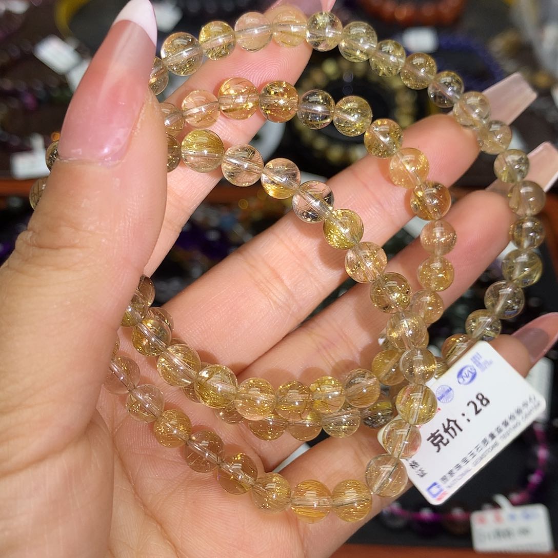 水晶手绳未镶嵌手链