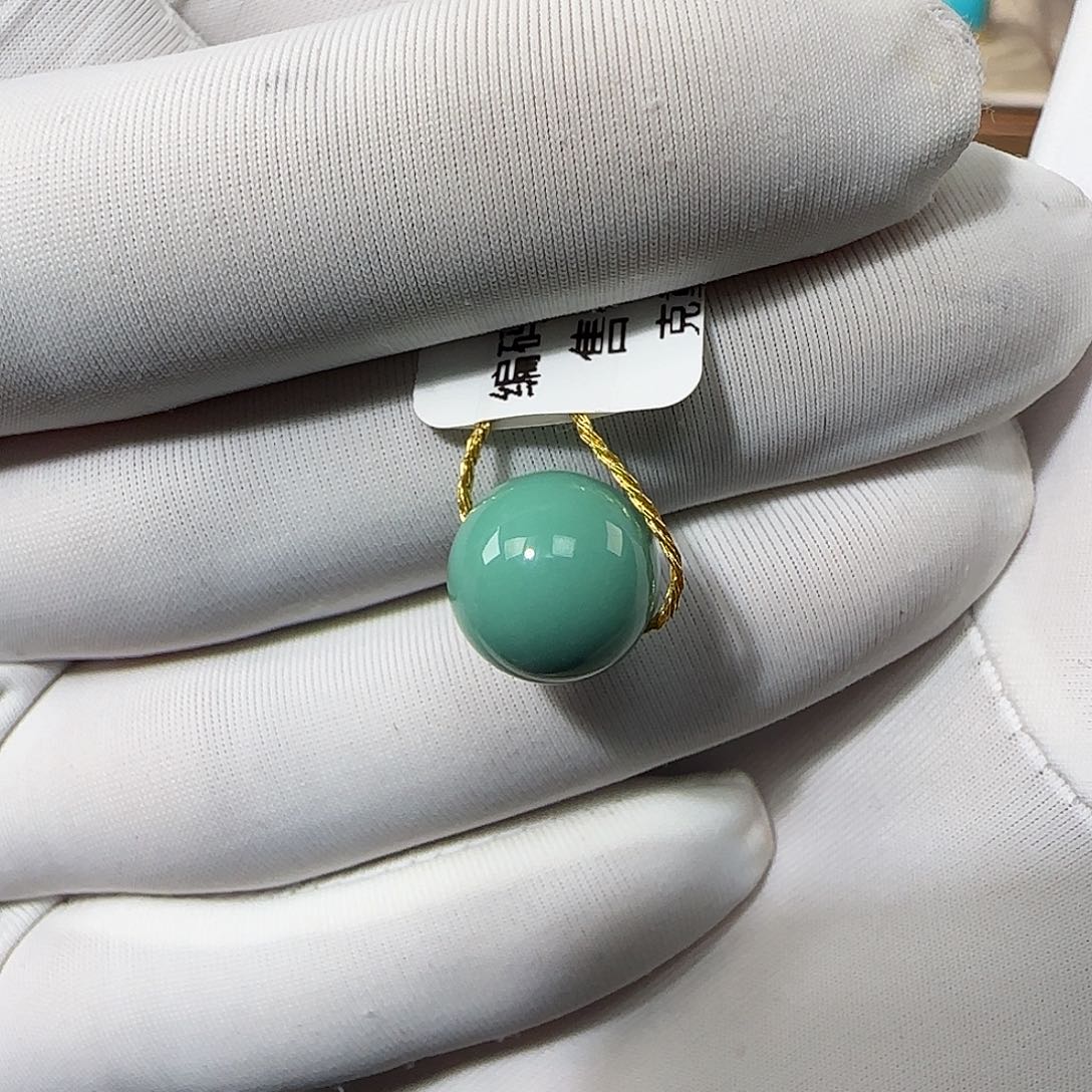 绿松石未镶嵌10mm➕单珠