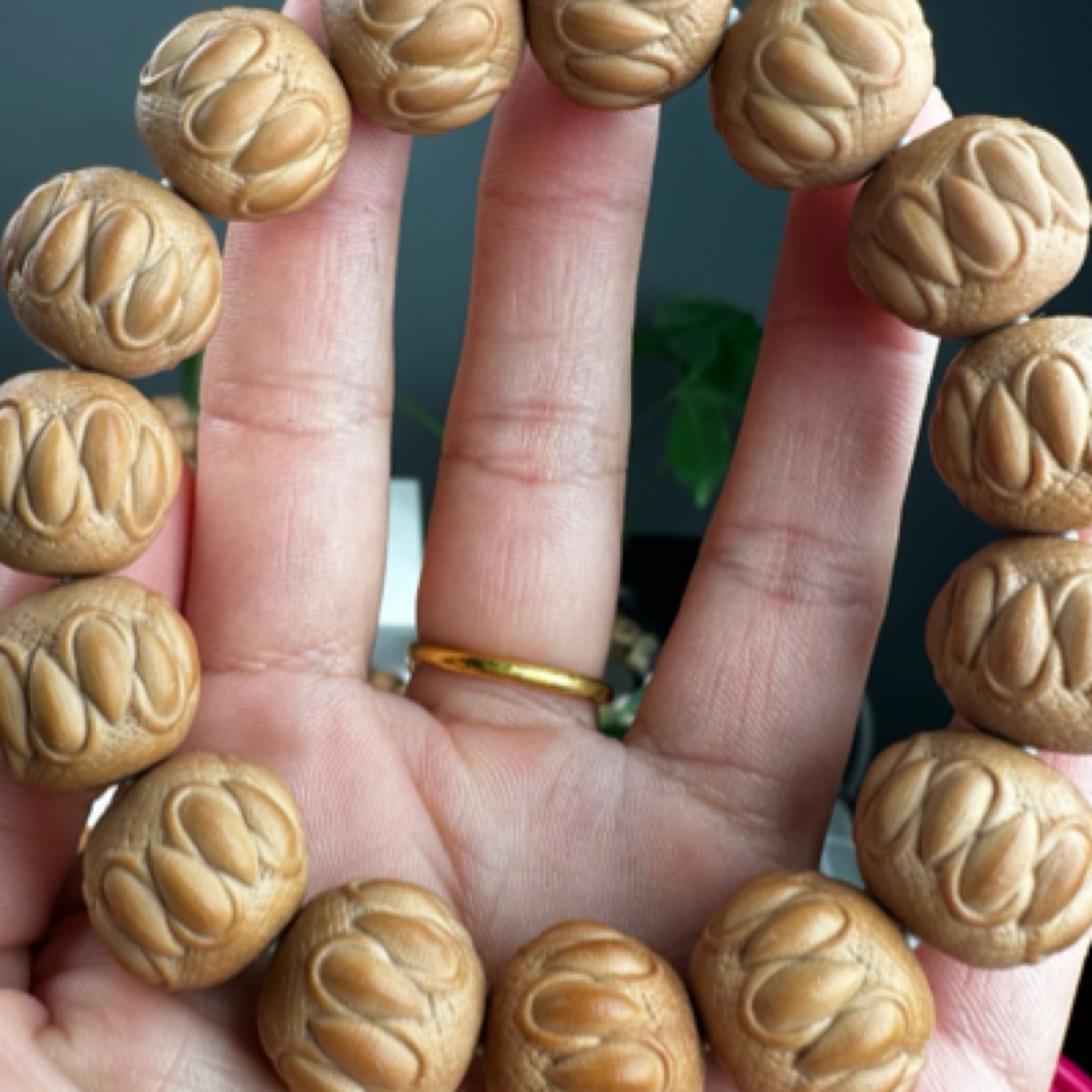 沐缘文玩【吞噬】猴头雕刻原皮原色全品