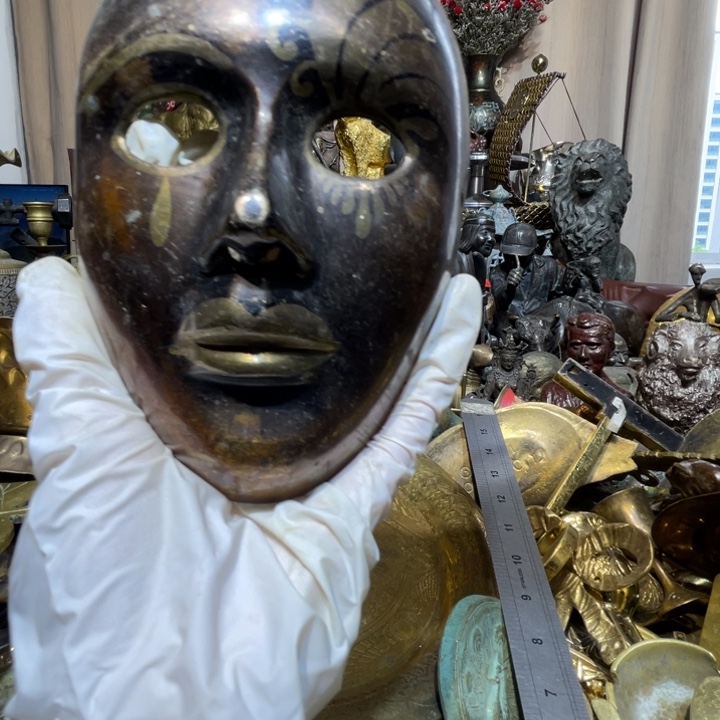 扫***僧大阪回流铜器摆件6