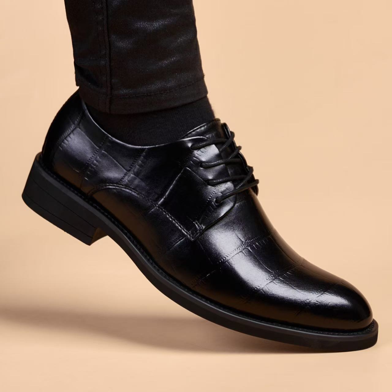 010（下柜微瑕疵完美主义慎拍）商务休闲过款皮鞋