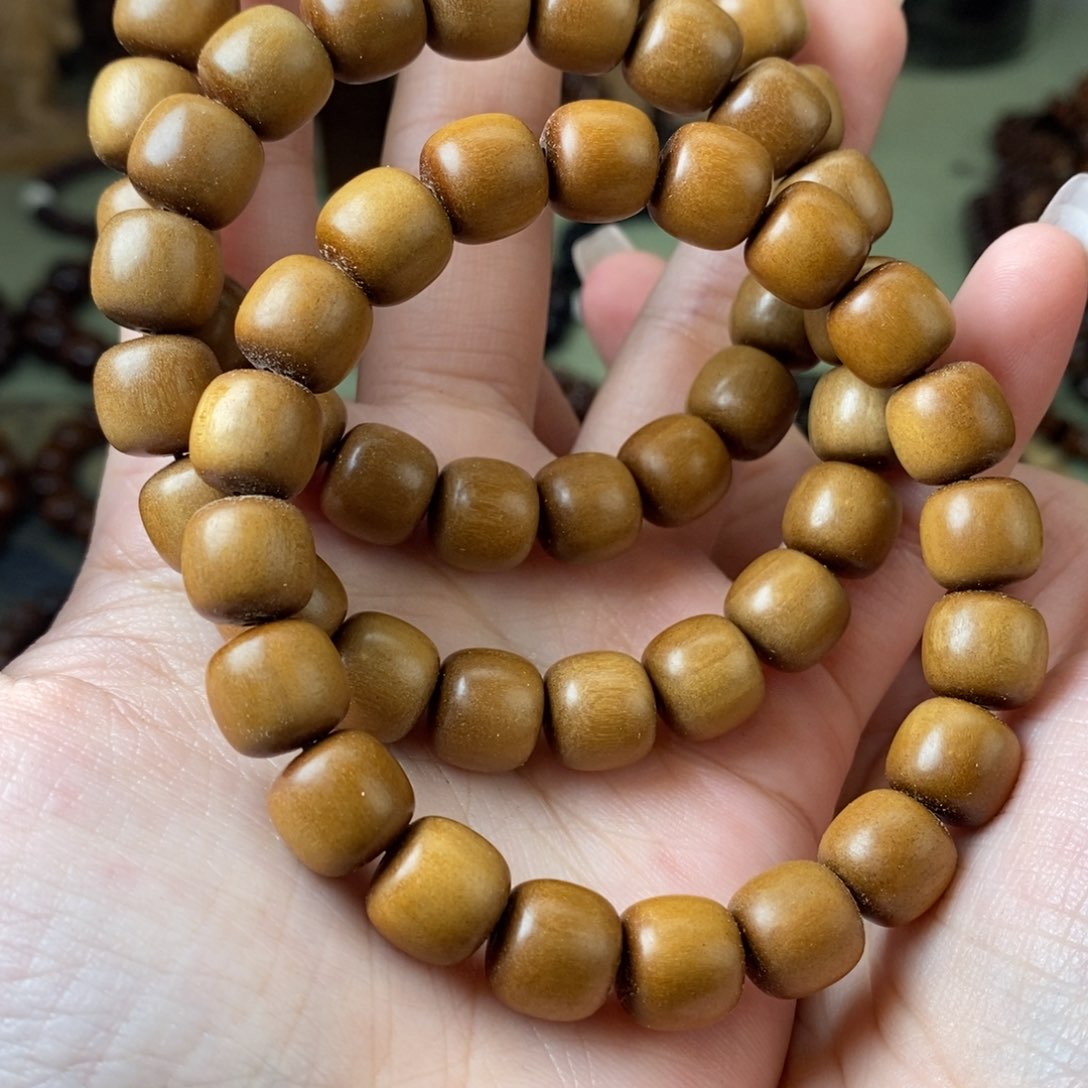 檀香木手串/手链1011黑肉顺纹老型530