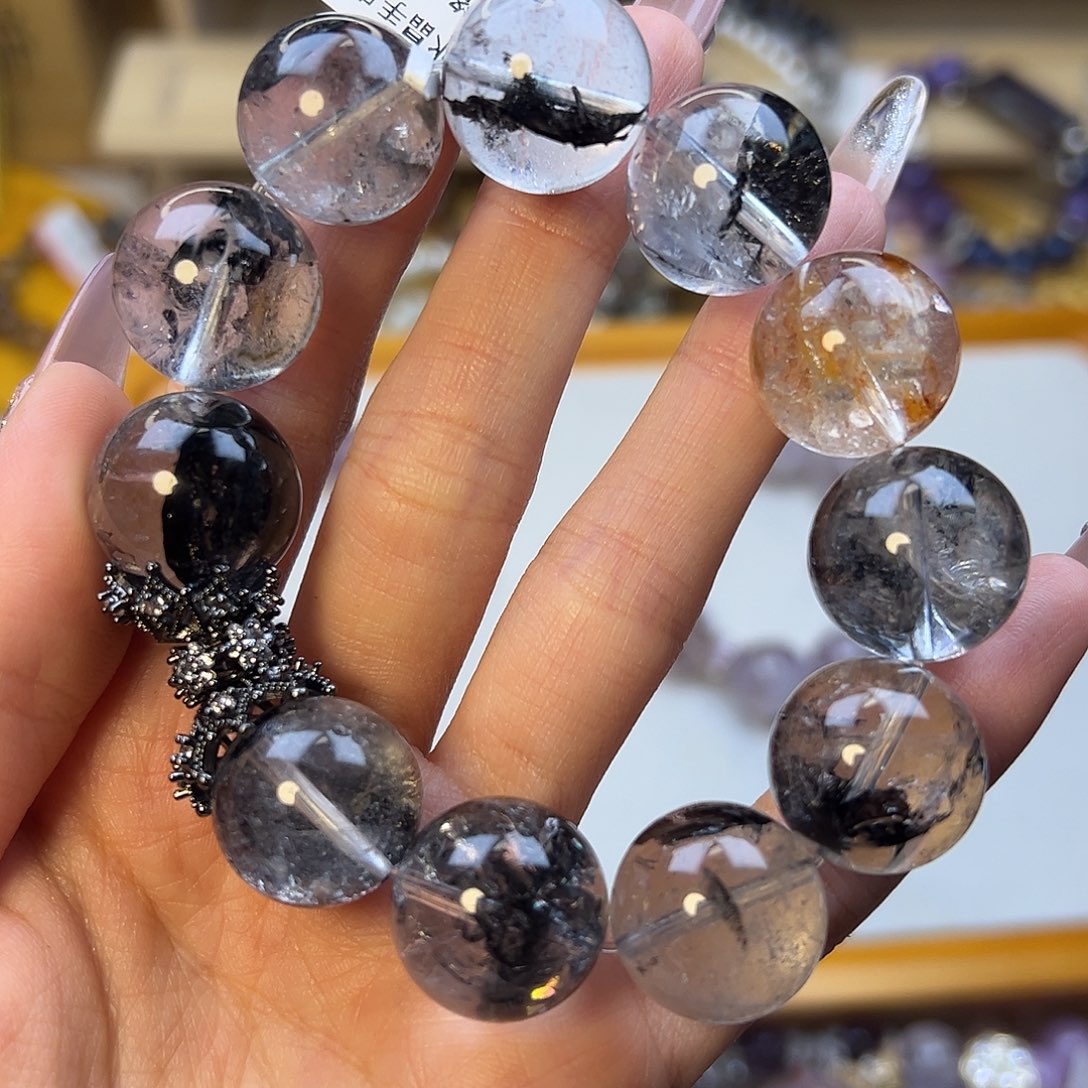 水晶手链合金水晶