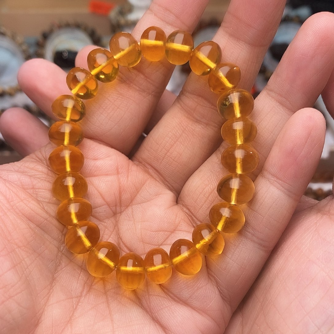 琥珀未镶嵌裸石10金