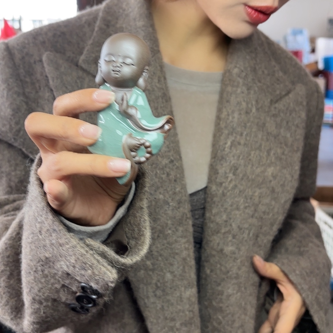 龙泉云间青瓷小米茶器