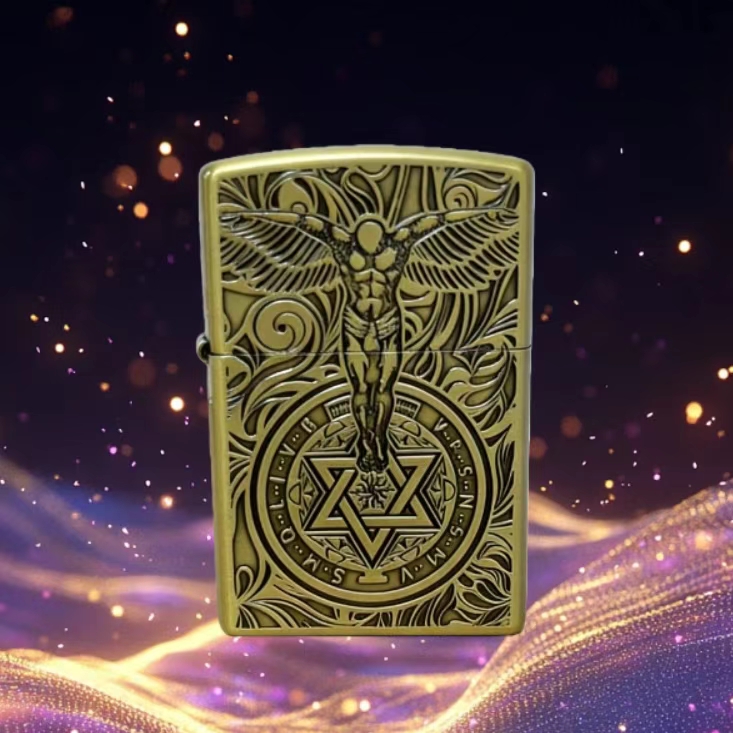 青铜 守护天使 创意打火机雕刻个性