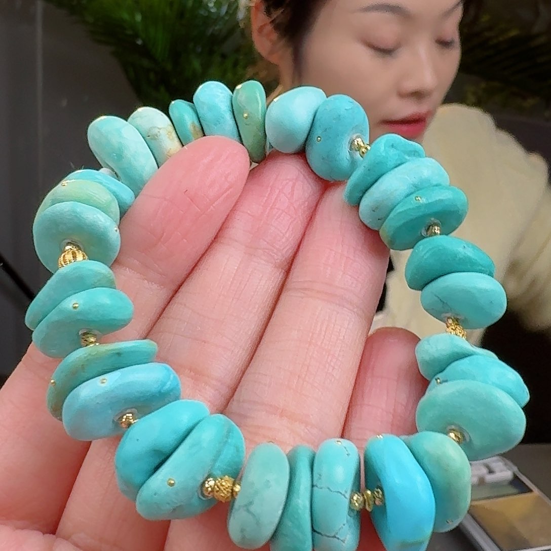 绿松石珠宝奇石未镶嵌