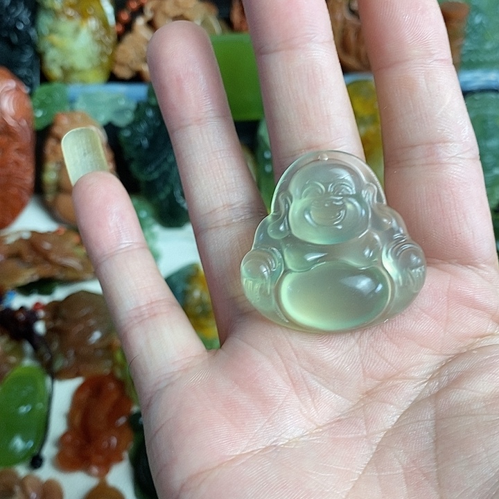 未镶嵌蛇纹石玉颈饰
