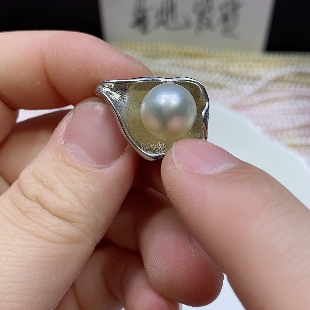 海水珍珠颈饰银S925镶嵌
