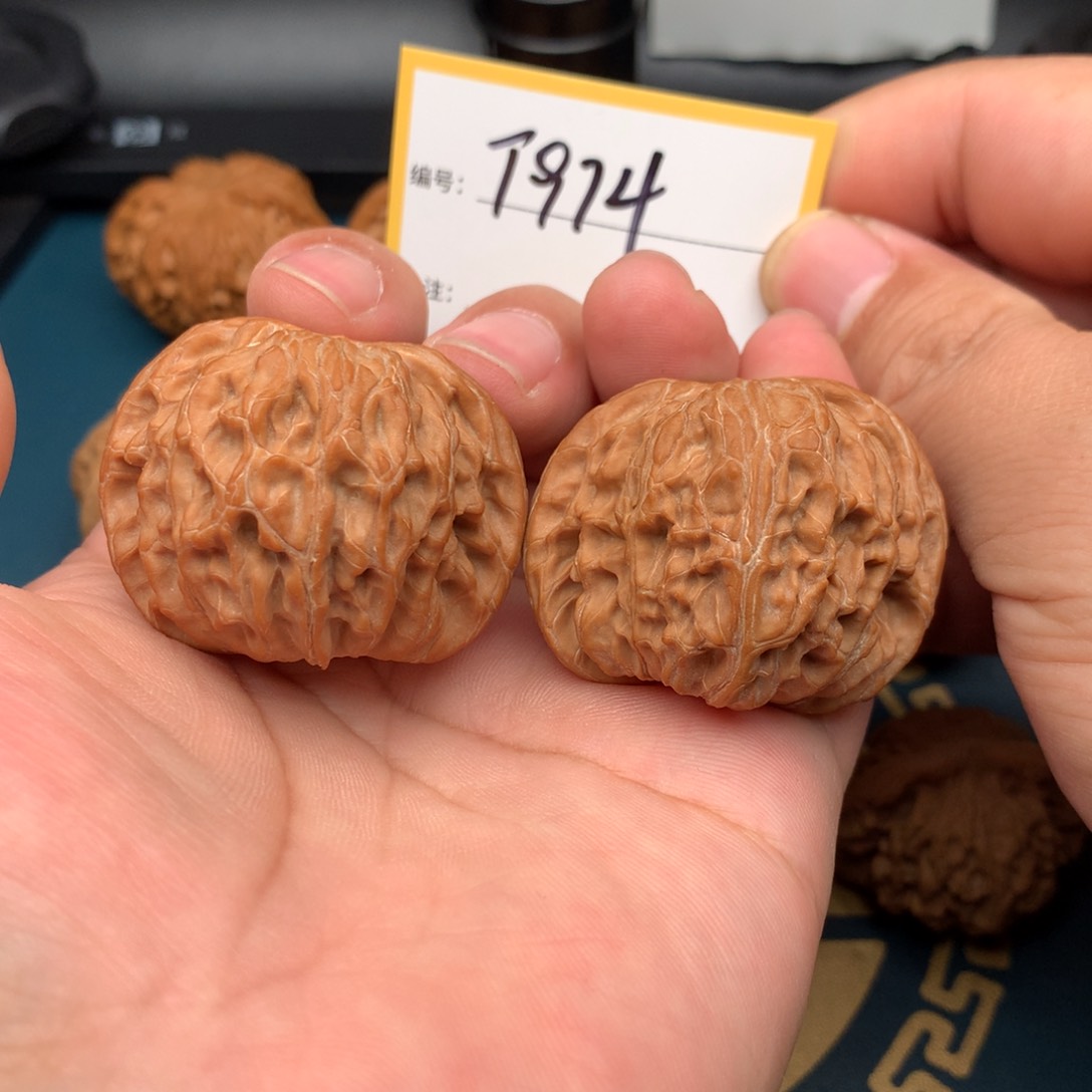 文玩核桃把件43磨盘974