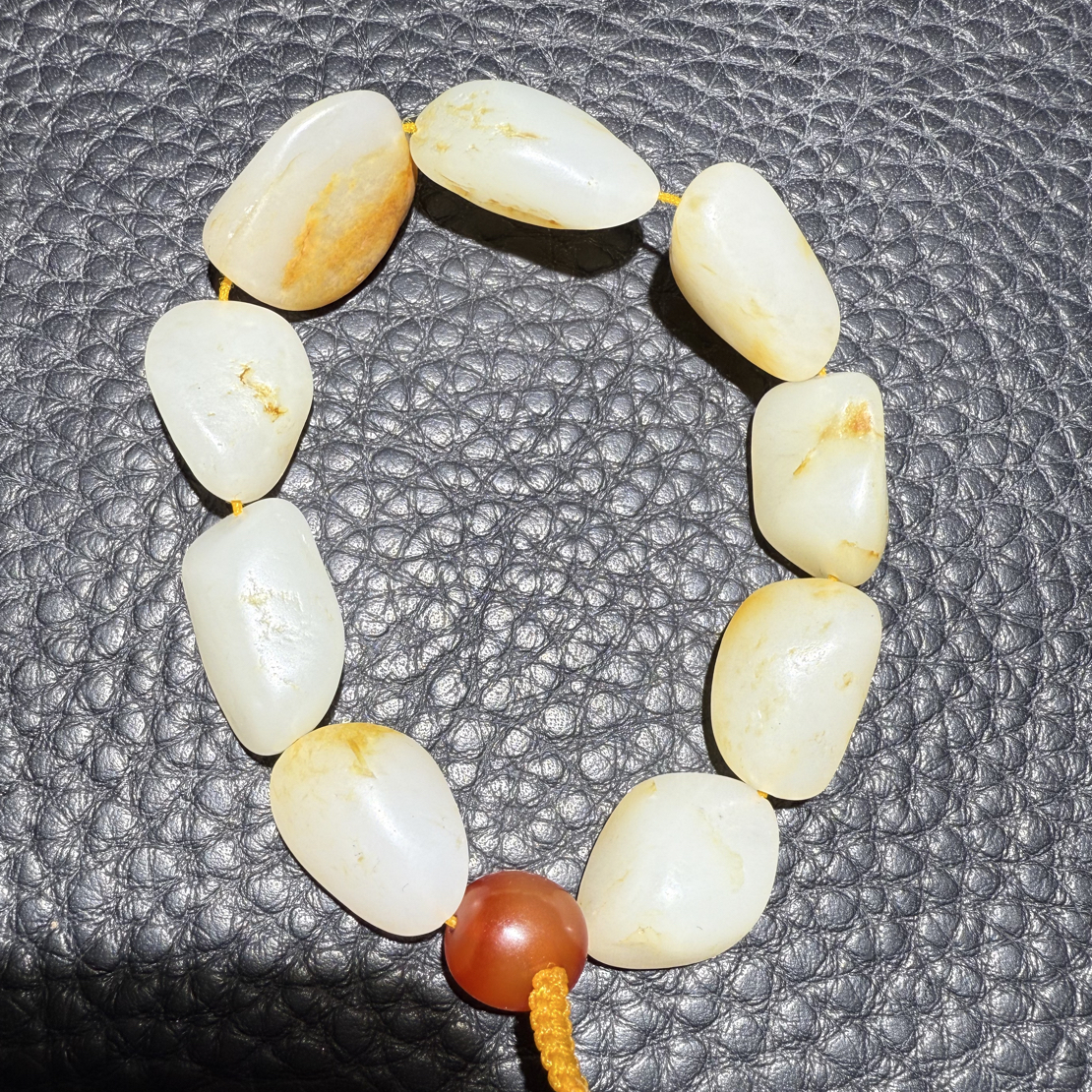 新疆和田玉籽料原石手串