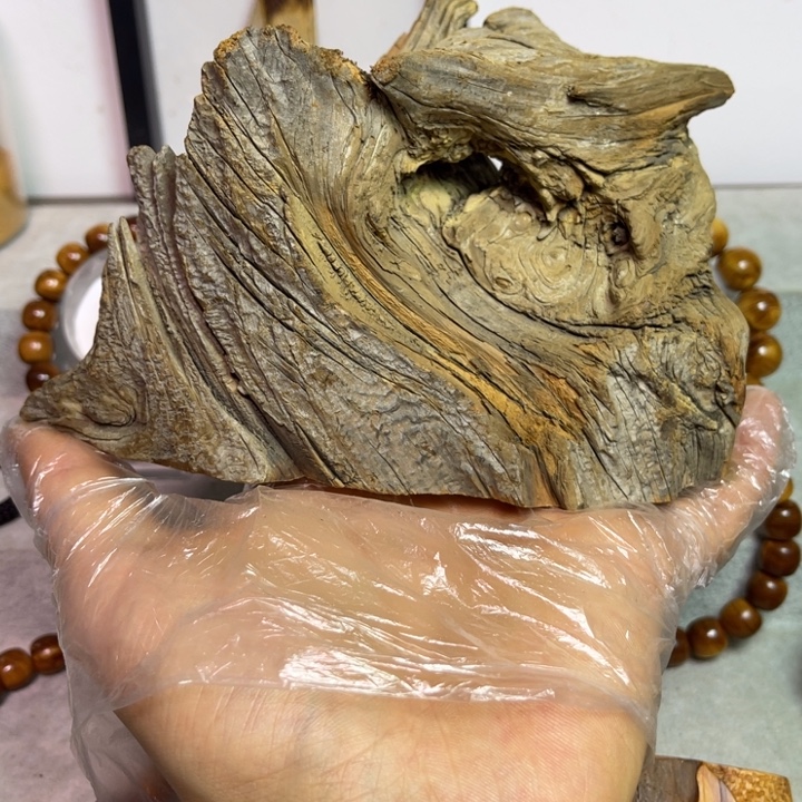 木质类太行崖柏雷击原料0.6斤