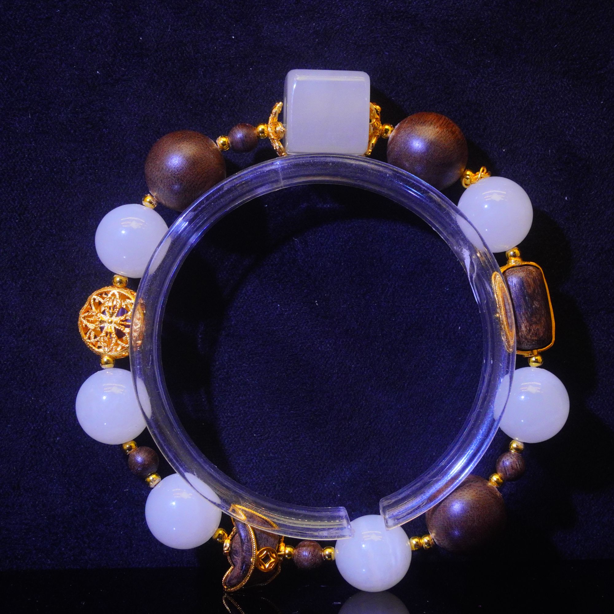 C013 木头元宝手串 多样性发其一