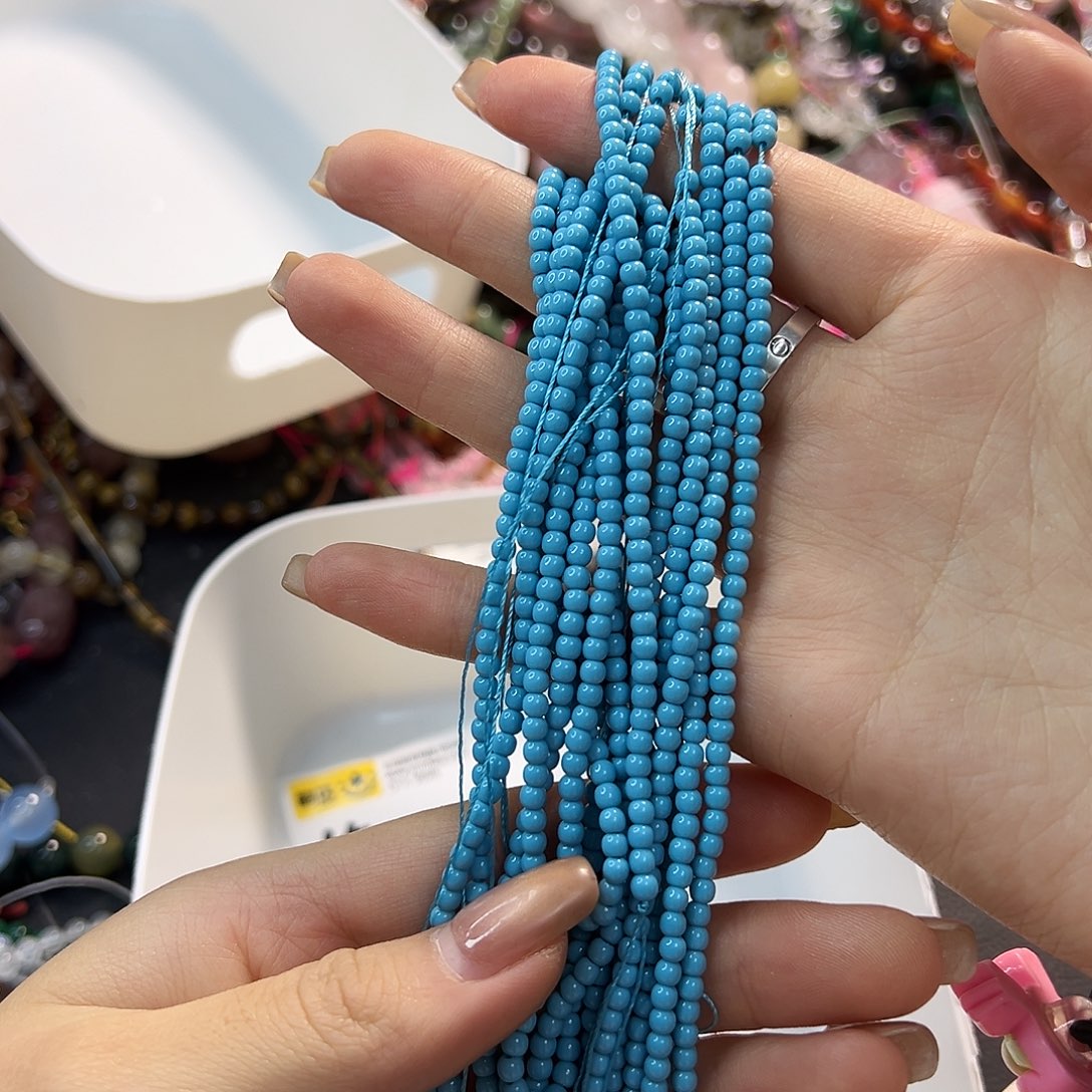 玛瑙/玉髓合金珠宝半成品蓝松卡3两条