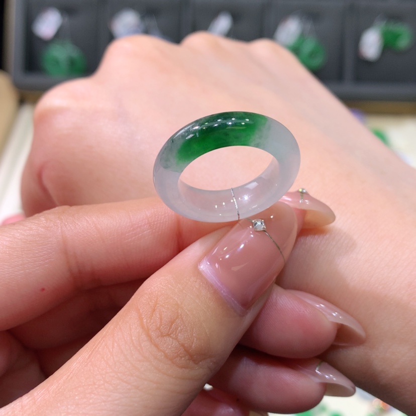 【闪购商品】翡翠戒指未镶嵌10号