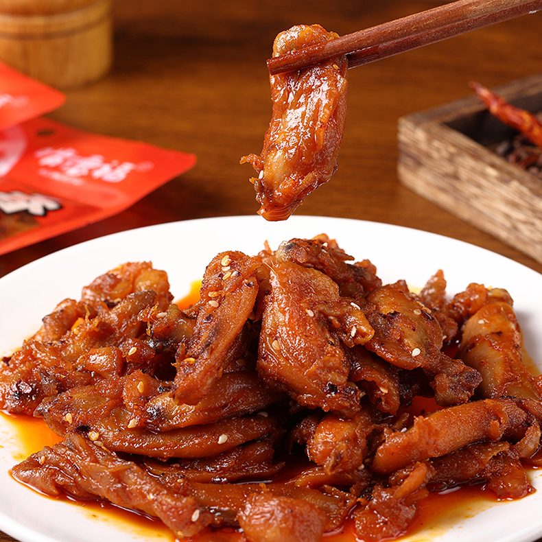 [可试吃一袋]啃德福香骨鸡奥尔良香辣零食小吃办公室休闲食品